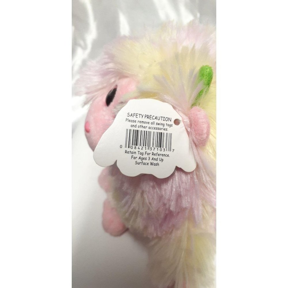 Ty Monstaz Lola Pink Yellow Monster No Sound 5"_5